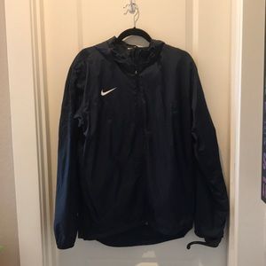 Blue Nike zip up coat